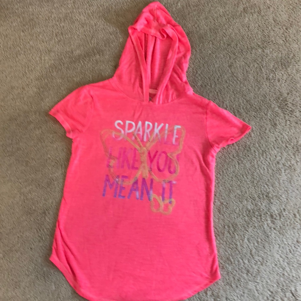 Girls hooded t-shirt